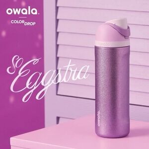 Owala 24oz FreeSip Limited Edition Purple - 'So Eggstra